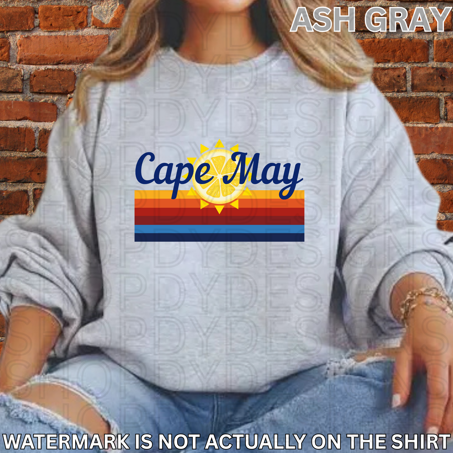 Cape May New Jersey Surfside Shirt, Crewneck Sweatshirt, Hoodie