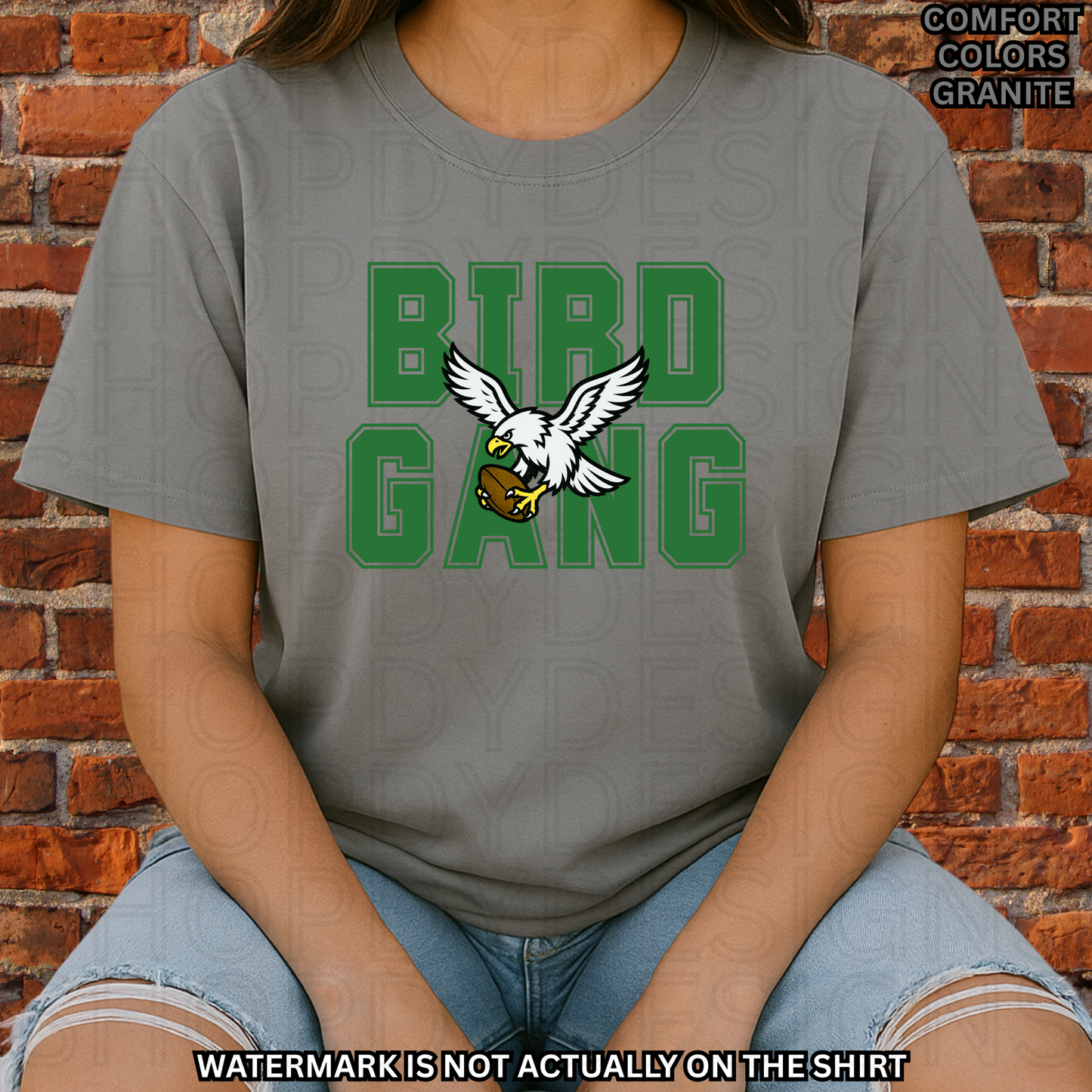 Birds Football - Bird Gang - Comfort Colors T-Shirt