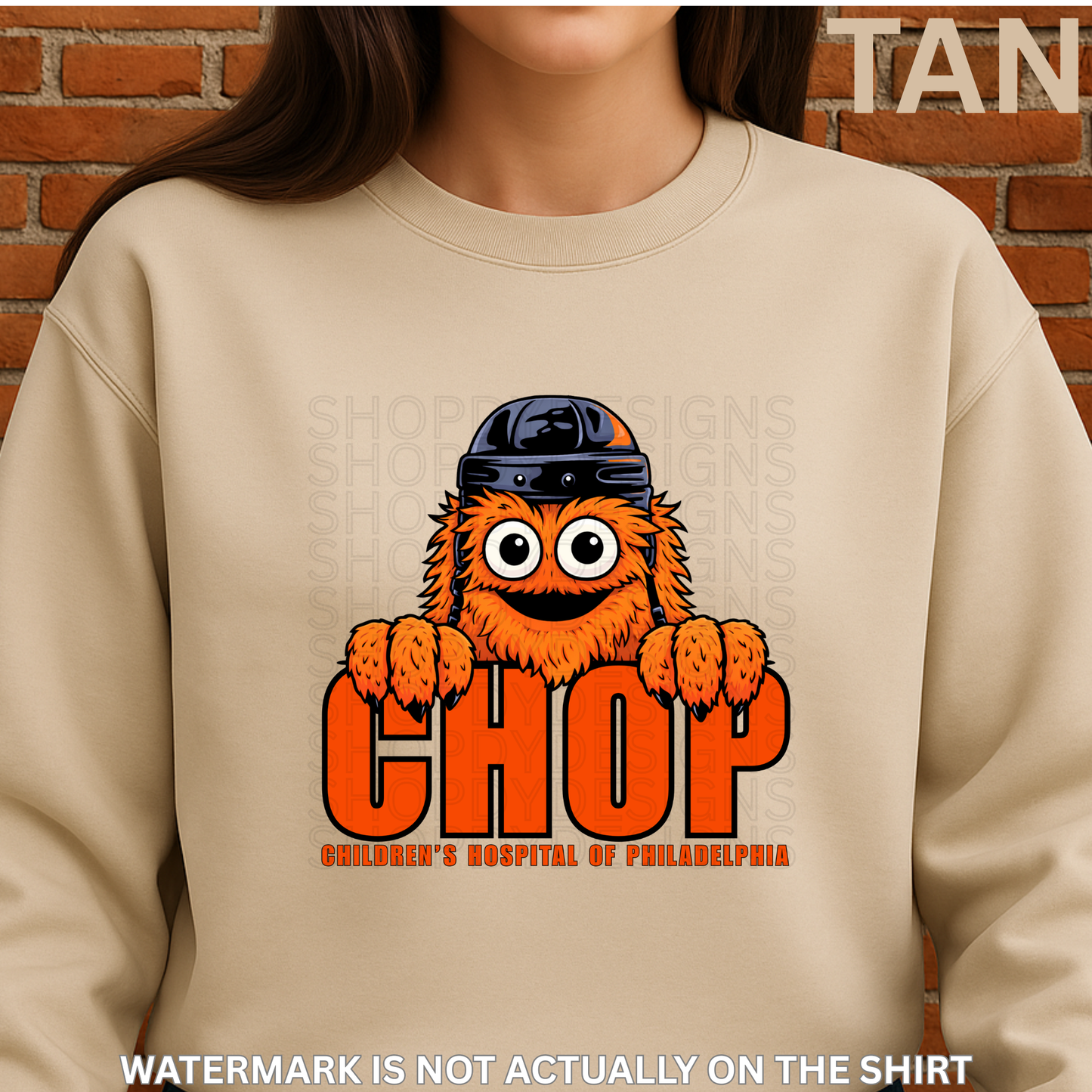 CHOP Philly Hockey Mascot Inspired “Peek-A-Boo” T-Shirt/Crewneck/Hoodie