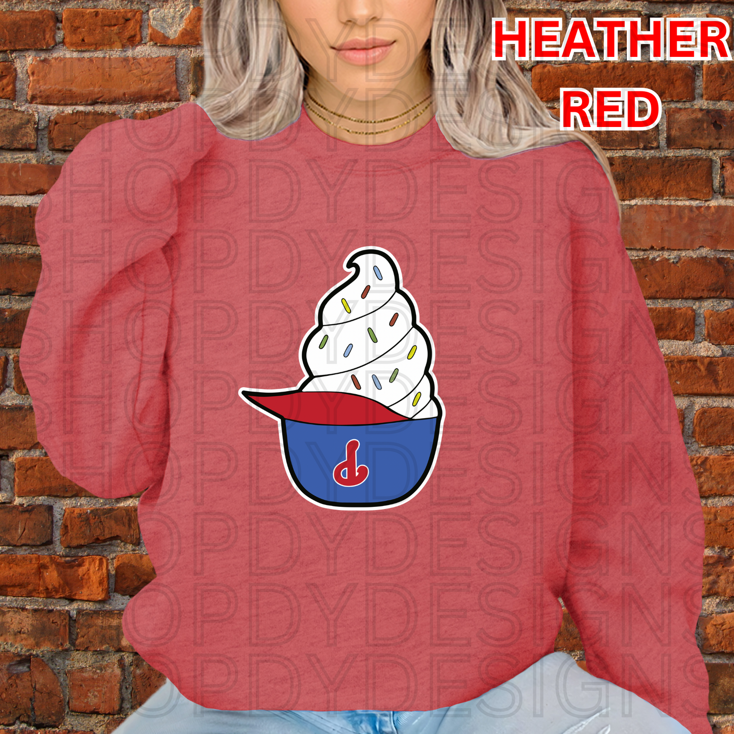Phillies Ice Cream Helmet T-Shirt, Crewneck Sweatshirt, Hoodie
