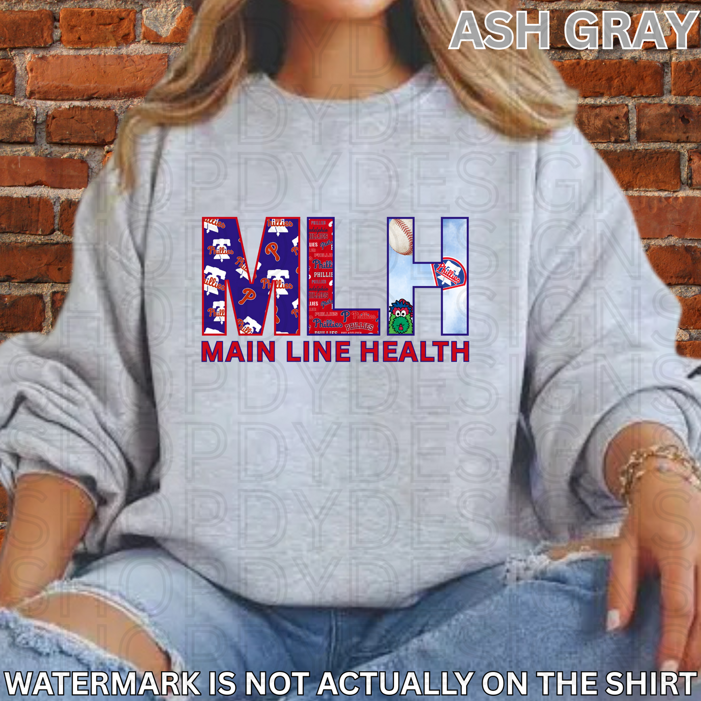 Main Line Health MLH “Grand Slam” Shirt - Unique Phillies Inspired T-Shirt/Crewneck/Hoodie