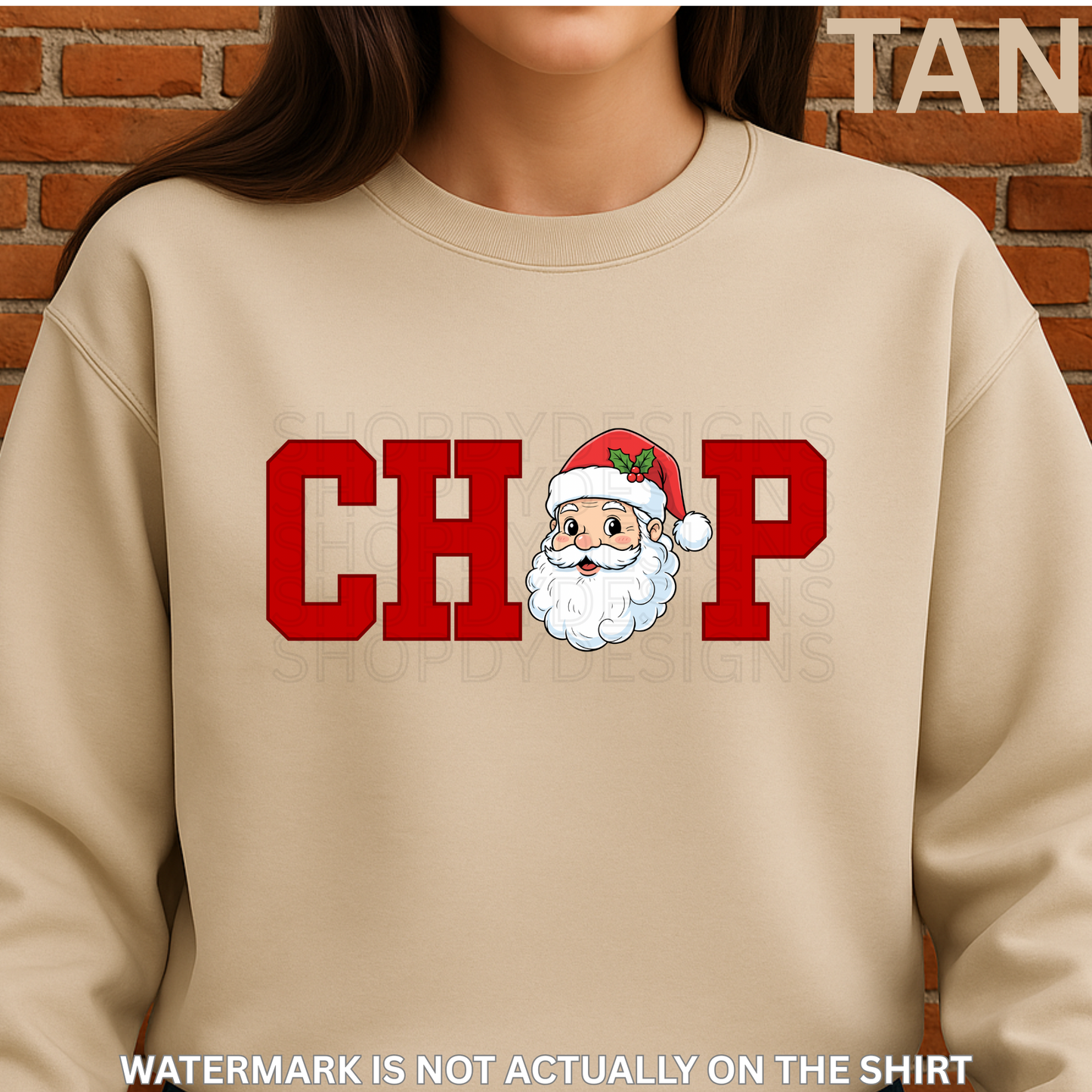 CHOP Santa Head Christmas T-Shirt/Crewneck/Hoodie