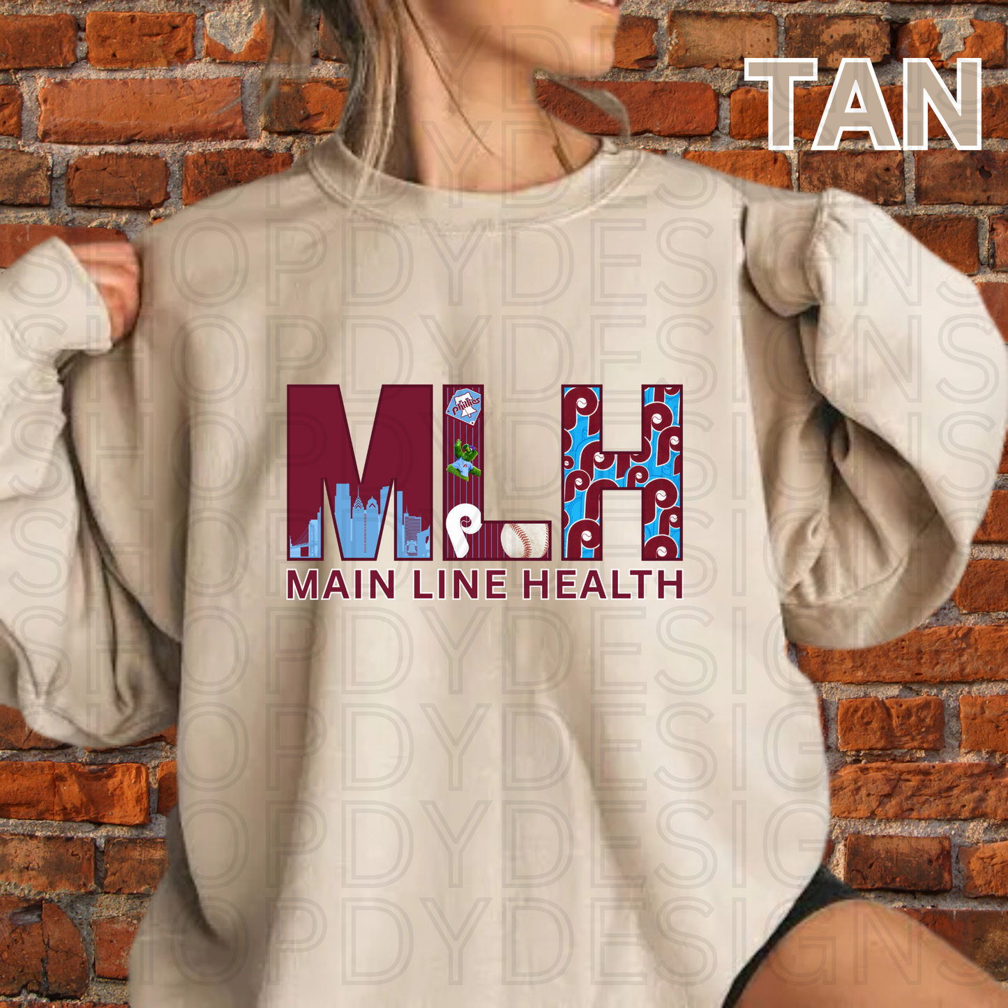 Main Line Health MLH “The Dugout” Shirt - Unique Phillies Inspired T-Shirt/Crewneck/Hoodie