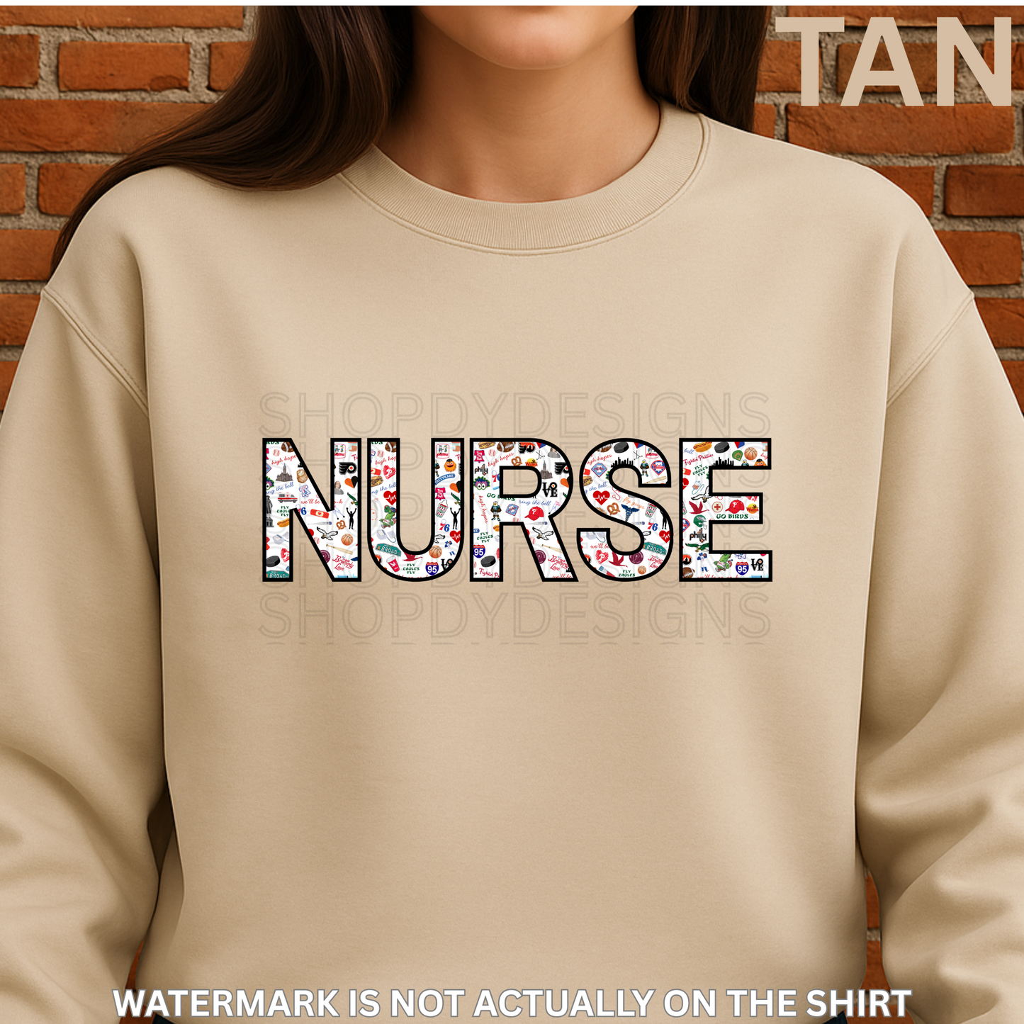 NURSE Philly Vibes T-Shirt, Crewneck Sweatshirt & Hoodie