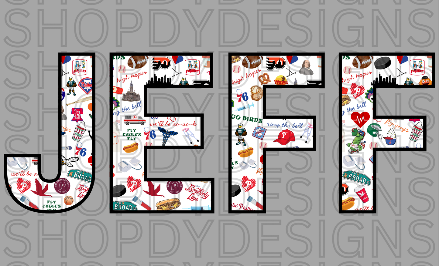 Jefferson Hospital Philly Pride T-Shirt/Crewneck/Hoodie