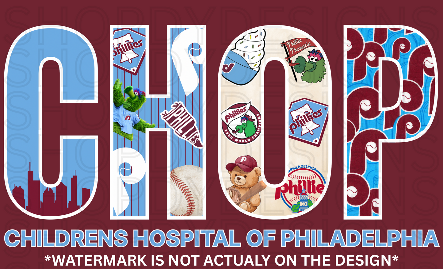 CHOP “Dugout” Shirt - Unique Retro Phillies Inspired T-Shirt/Crewneck/Hoodie