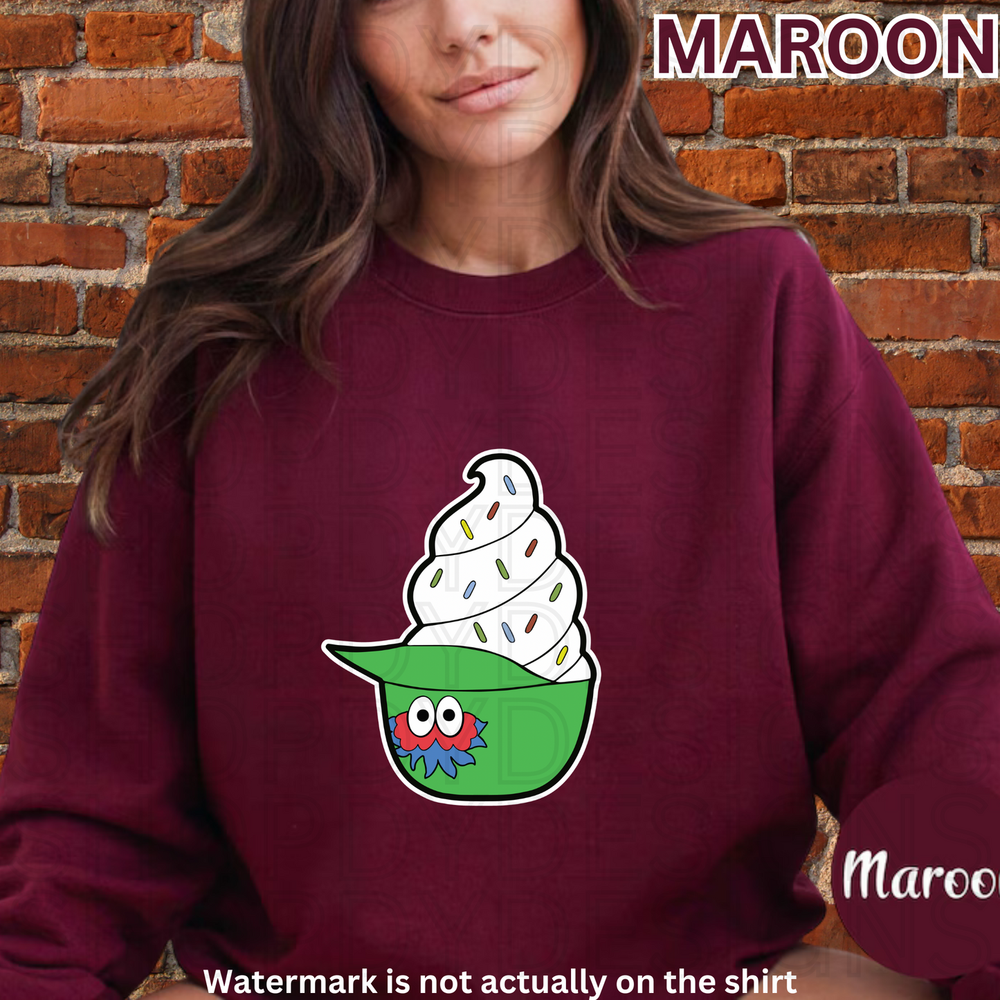 Phillies Phanatic Ice Cream Helmet T-Shirt, Crewneck Sweatshirt, Hoodie