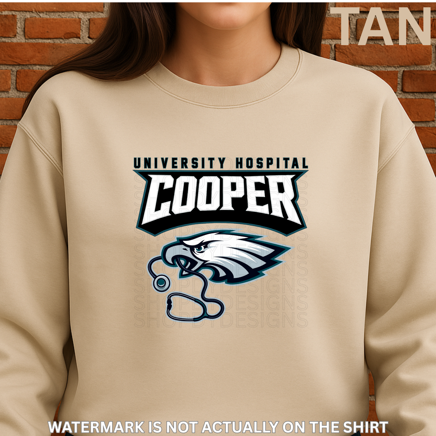 Cooper Hospital Philadelphia Birds Football Inspired Shirt, Crewneck Sweatshirt, Hoodie| Healthcare Worker Apparel