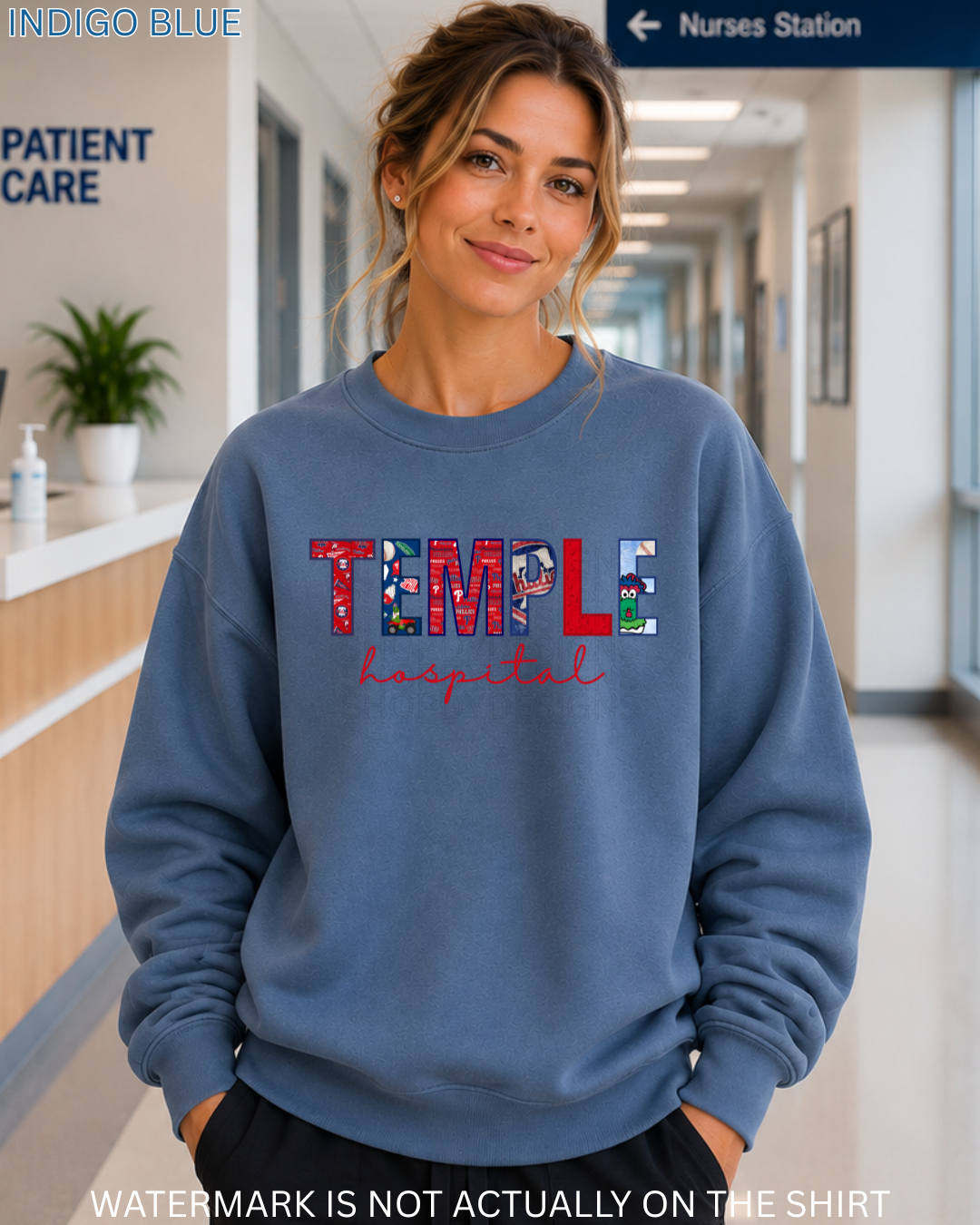 Temple Hospital “Ring The Bell” Philadelphia Baseball Inspired Collage T-Shirt, Sweatshirt & Hoodie