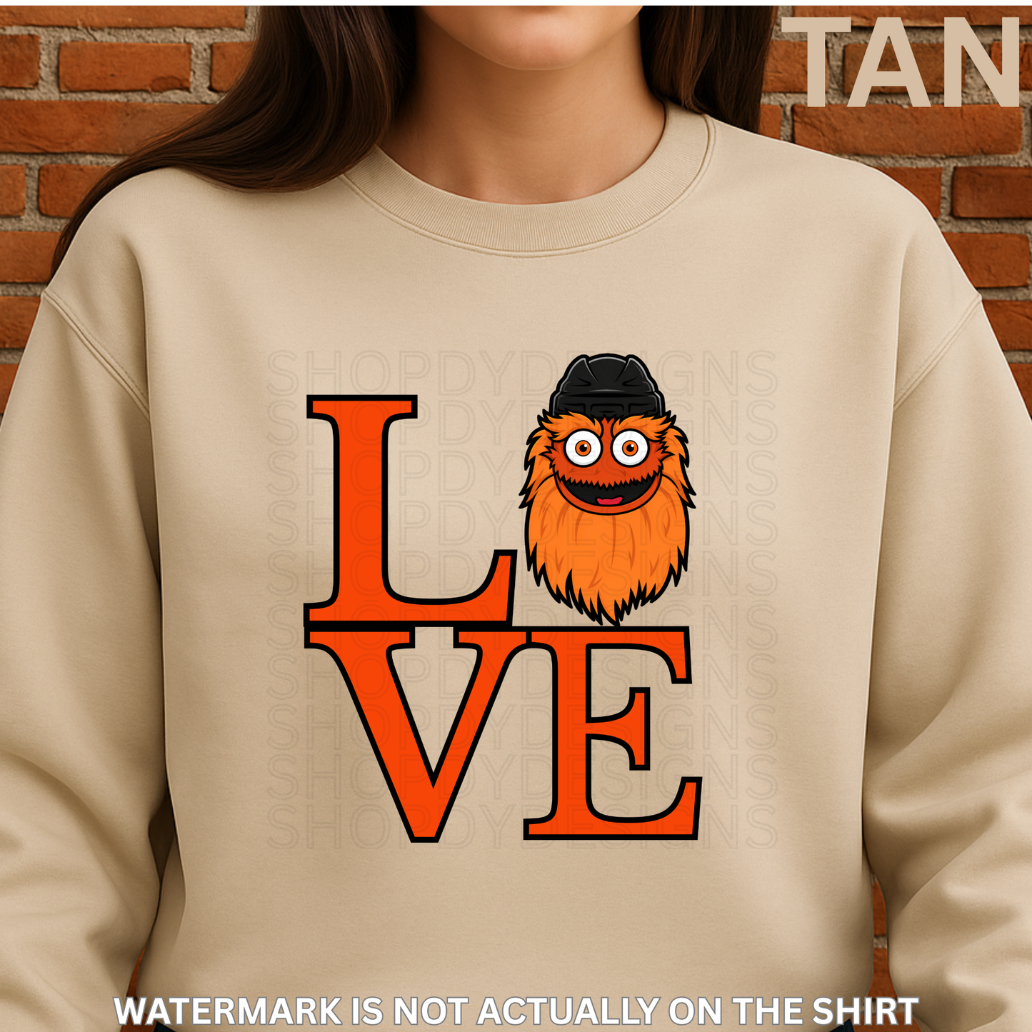 Gritty Head Love Park Shirt | Philly Hockey Fan T-Shirt, Crewneck Sweatshirt, Hoodie