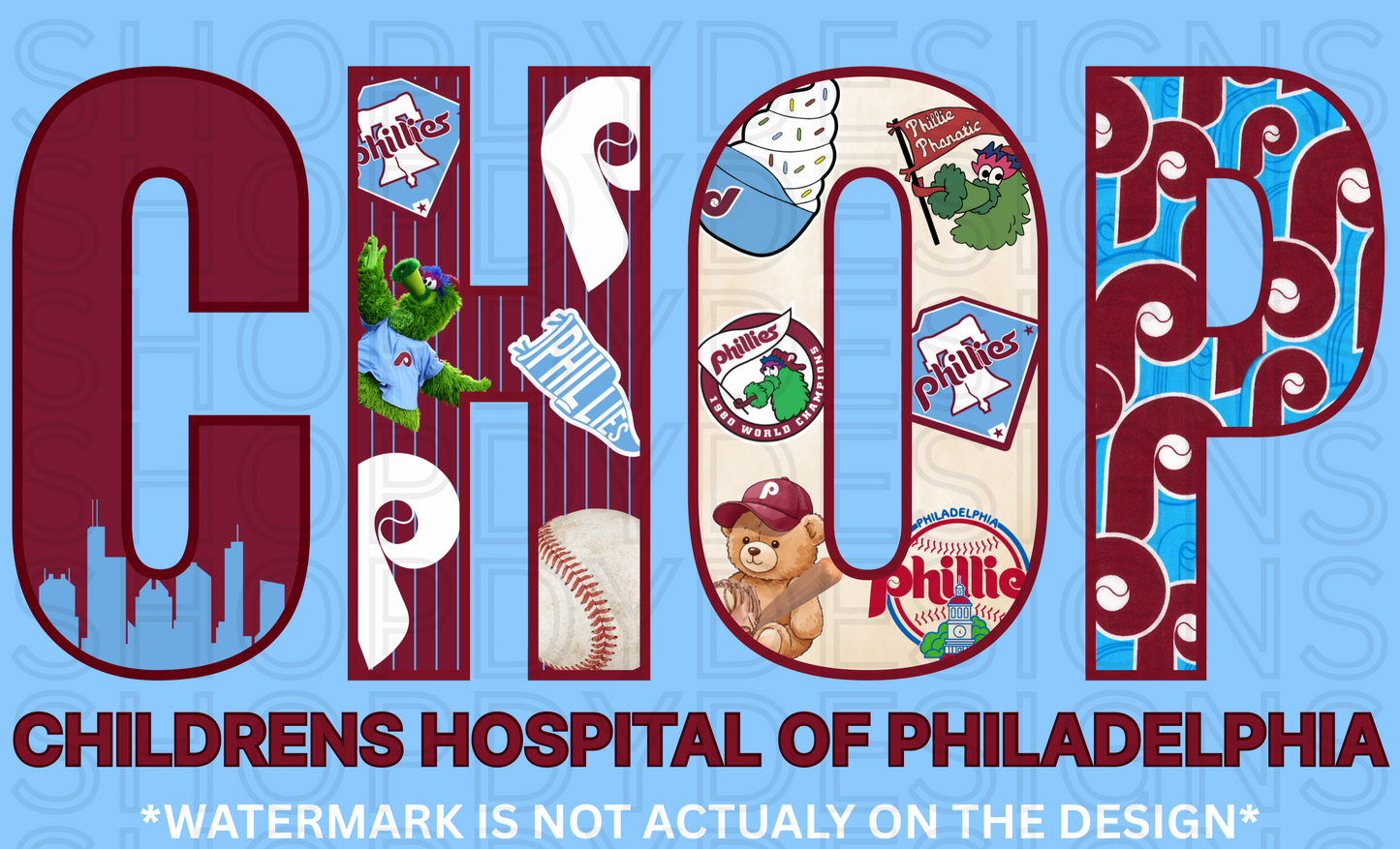 CHOP “Dugout” Shirt - Unique Retro Phillies Inspired T-Shirt/Crewneck/Hoodie