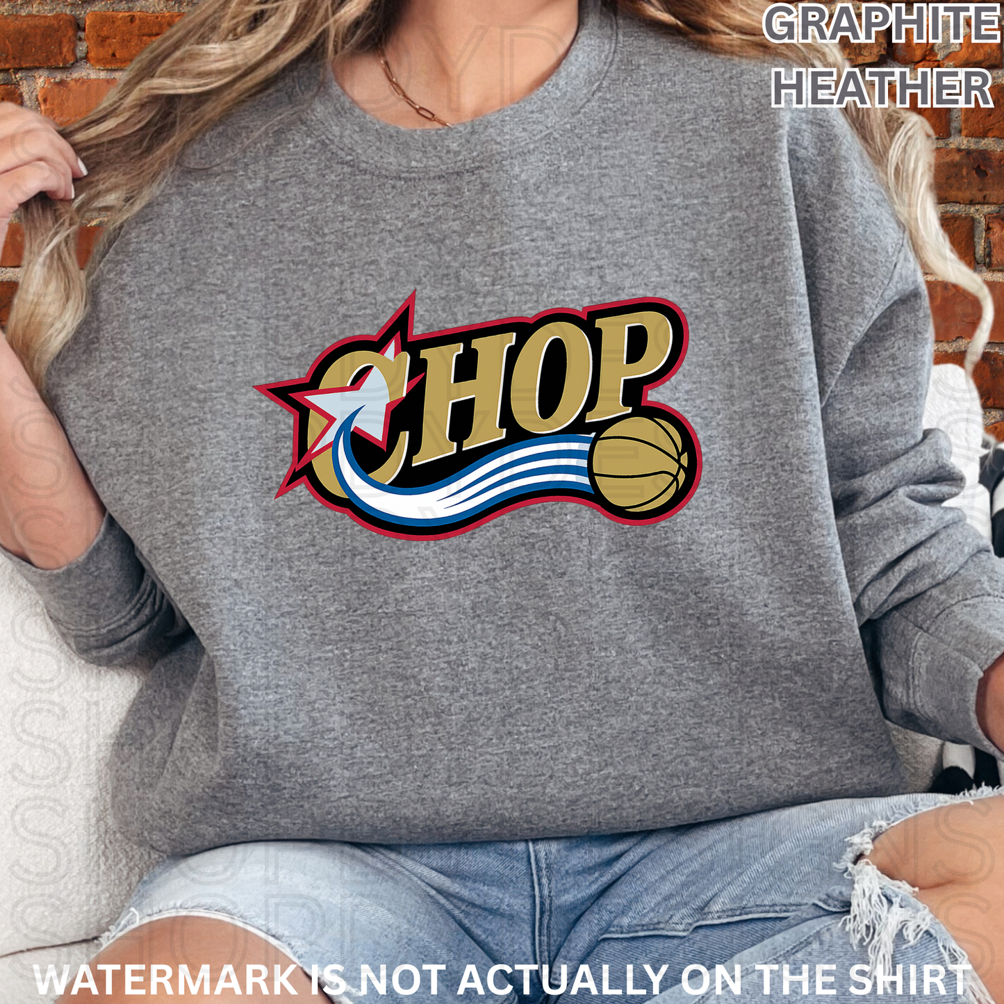 CHOP Retro Philadelphia Basketball Inspired T-Shirt/Crewneck/Hoodie