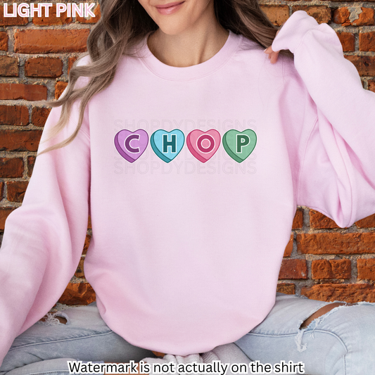 CHOP Candy Hearts T-Shirt/Crewneck/Hoodie