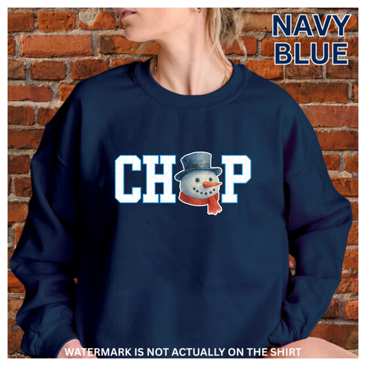 CHOP Snowman Head Christmas T-Shirt/Crewneck/Hoodie