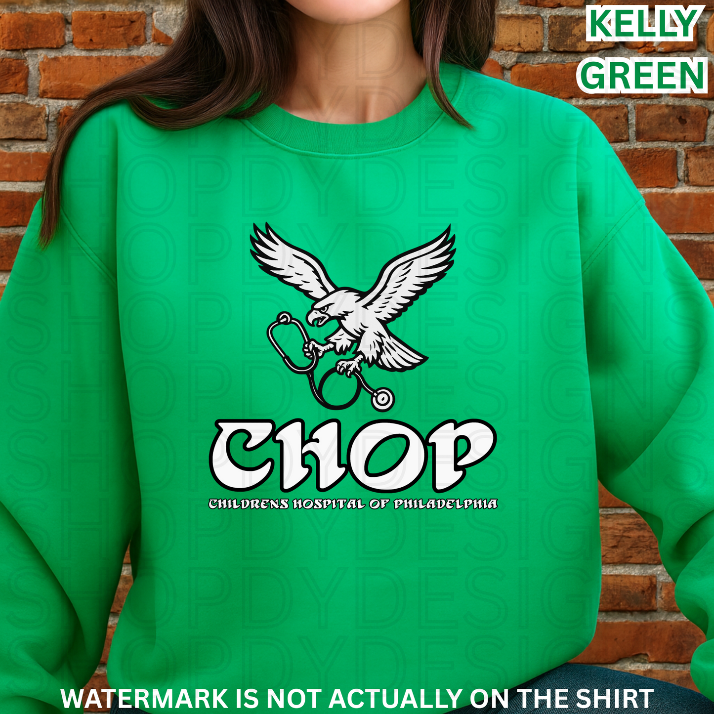 CHOP Kelly Green Vintage Birds Inspired Football T-Shirt/Crewneck/Hoodie