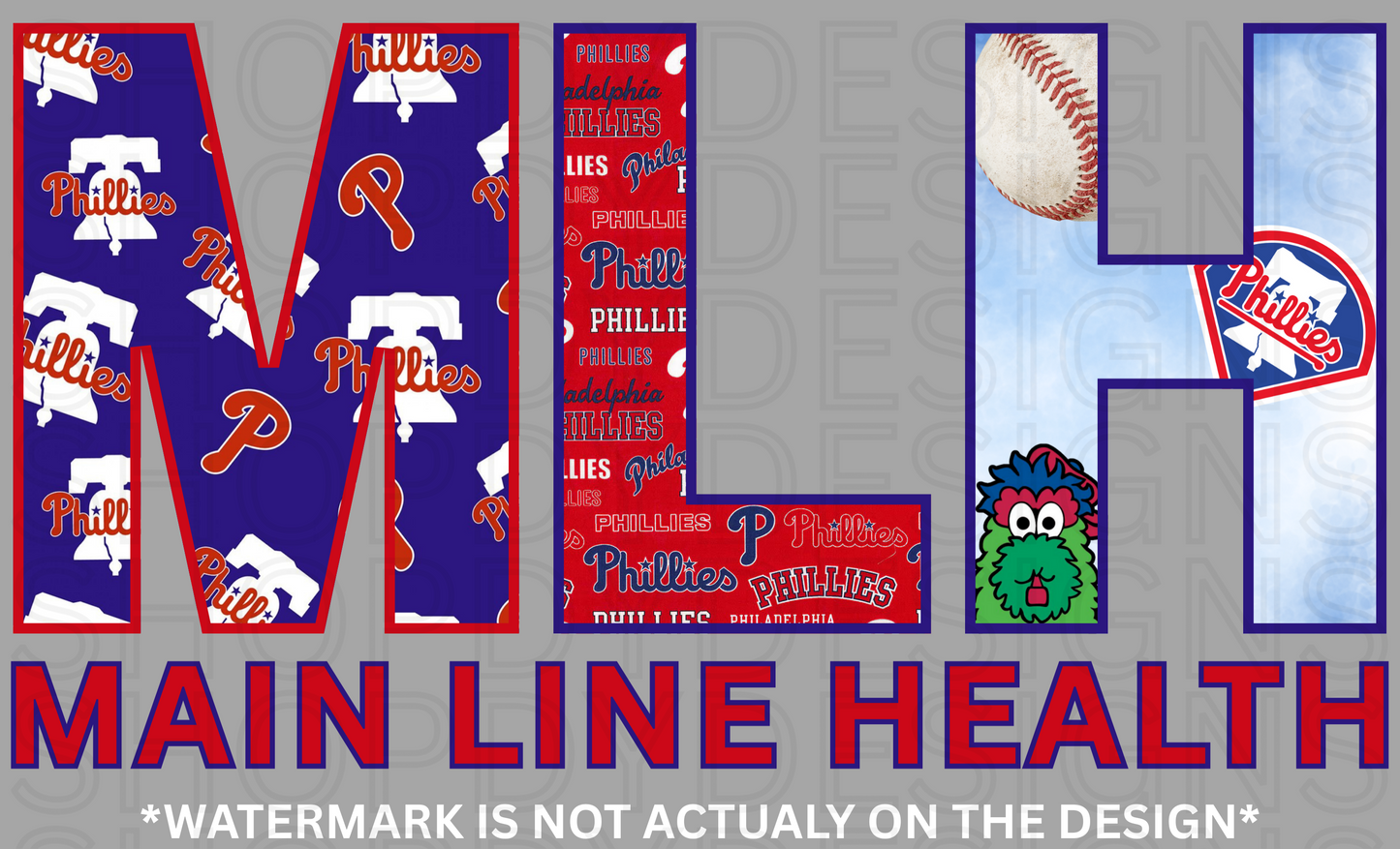 Main Line Health MLH “Grand Slam” Shirt - Unique Phillies Inspired T-Shirt/Crewneck/Hoodie