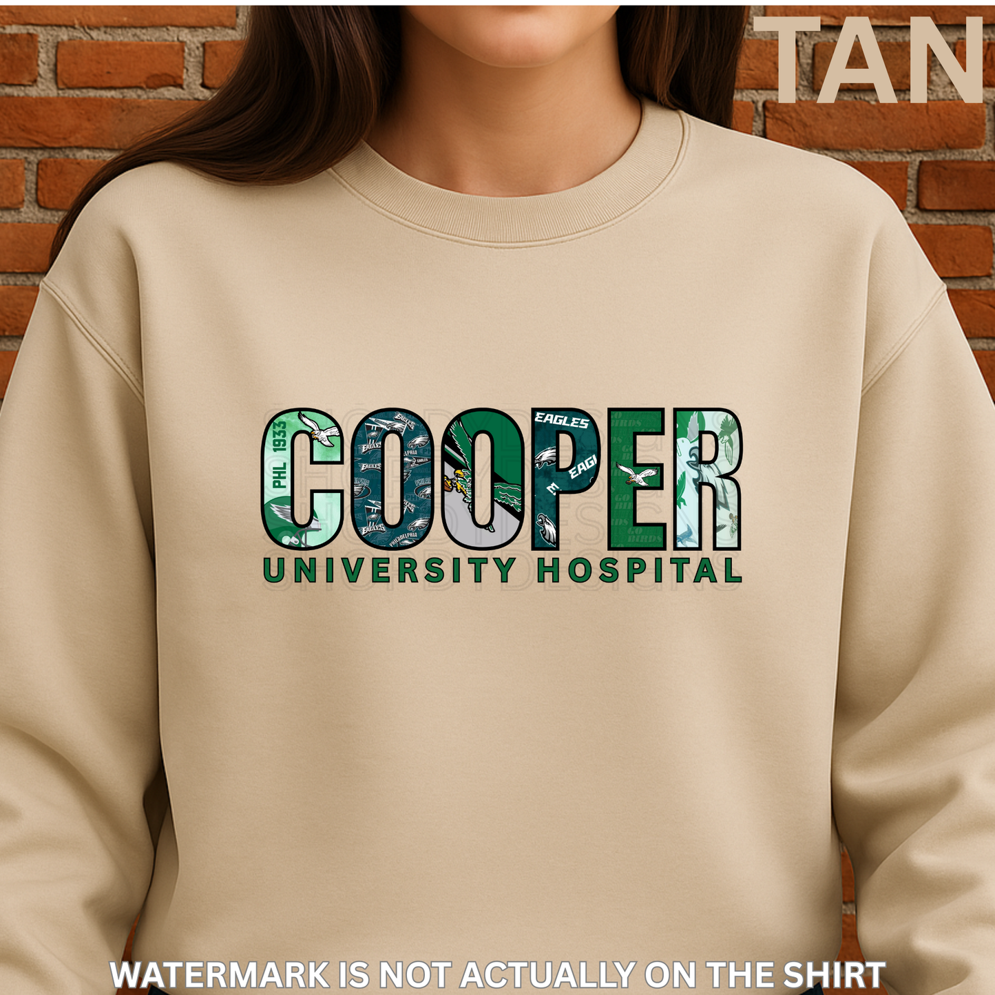 Cooper Hospital “First Down” Philadelphia Football Inspired Shirt, Crewneck Sweatshirt, Hoodie| Healthcare Worker Apparel
