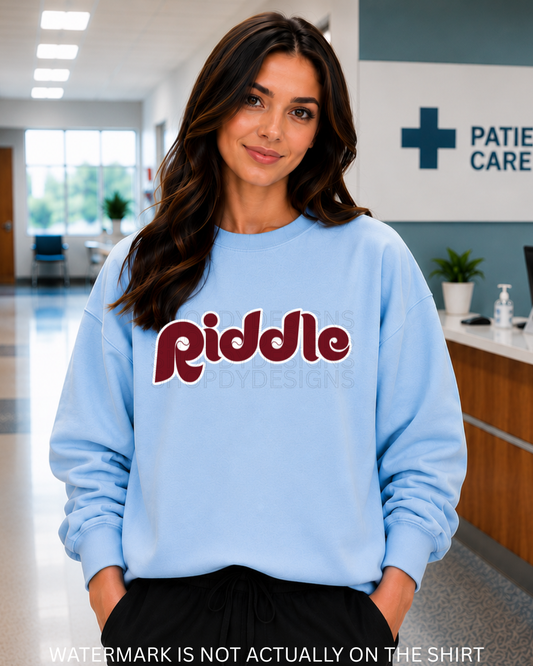 Riddle Hospital Vintage Philadelphia Baseball Inspired Shirt | T-Shirt, Crewneck Sweatshirt & Hoodie