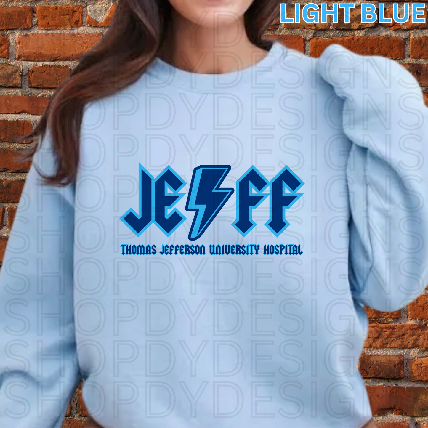 Jefferson Hospital Lightning Bolt Rock Band T-Shirt/Crewneck/Hoodie