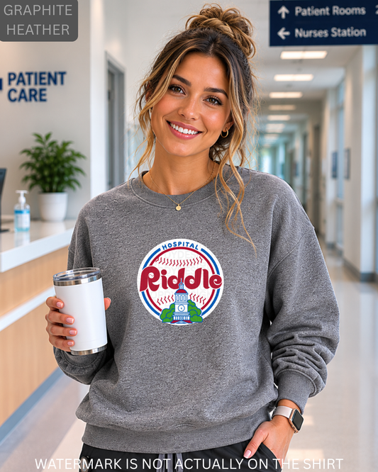 Riddle Vintage Philadelphia Baseball Inspired City Hall T-Shirt, Crewneck Sweatshirt & Hoodie