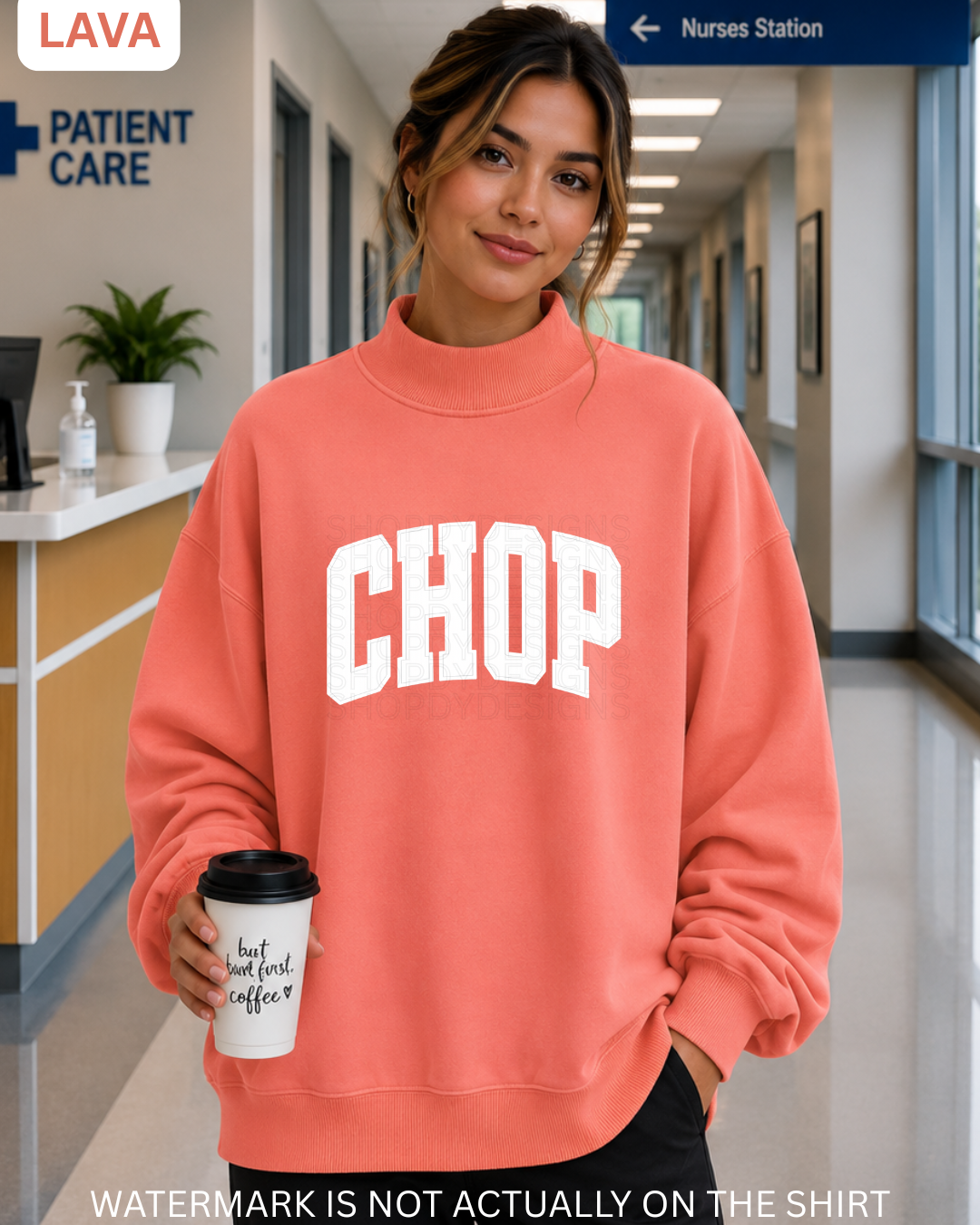 CHOP Varsity Mockneck Sweatshirt