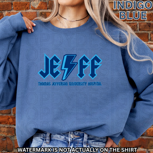 Jefferson Hospital Lightning Bolt Rock Band T-Shirt/Crewneck/Hoodie