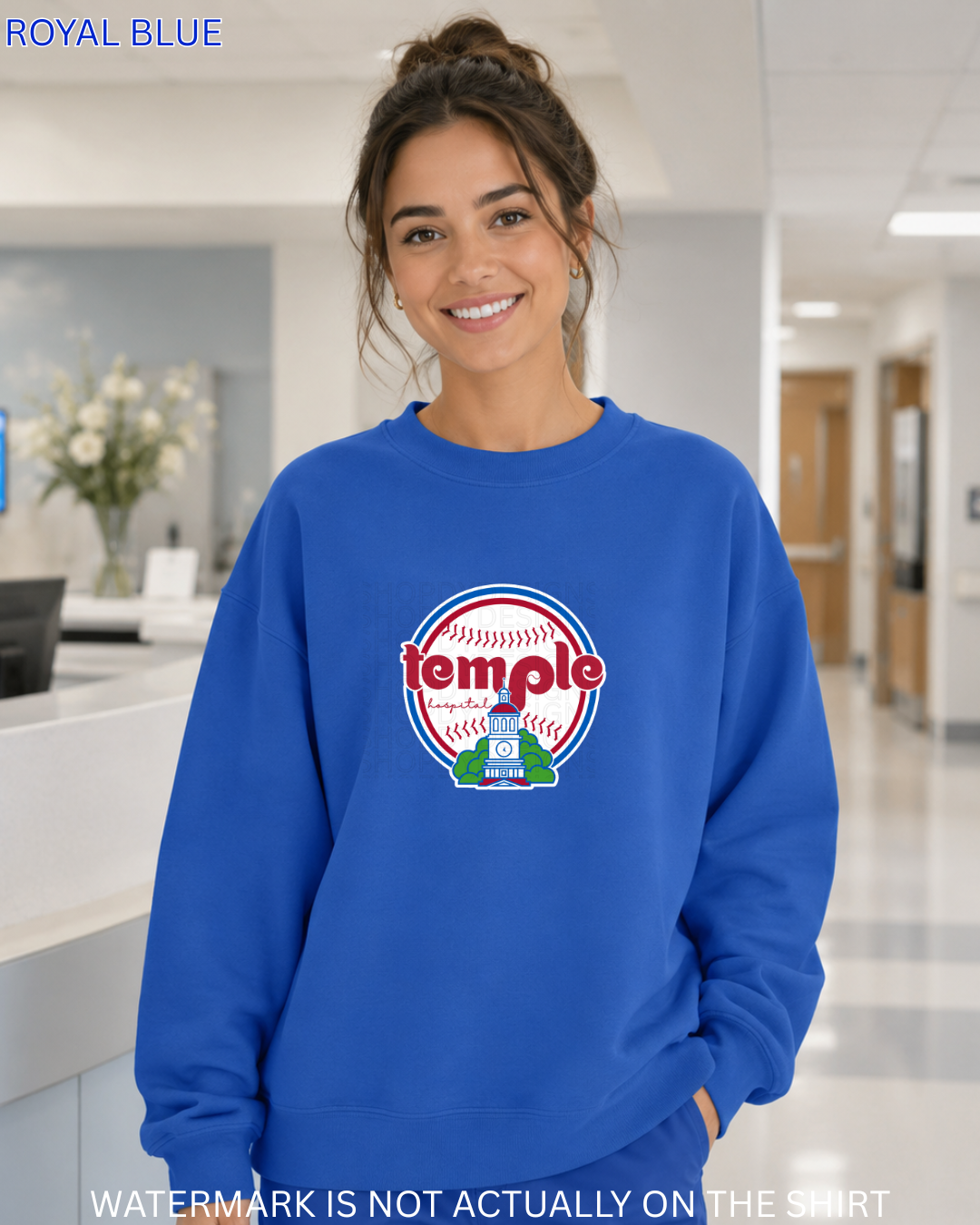 Temple Vintage Philadelphia Baseball Inspired City Hall T-Shirt, Crewneck Sweatshirt & Hoodie