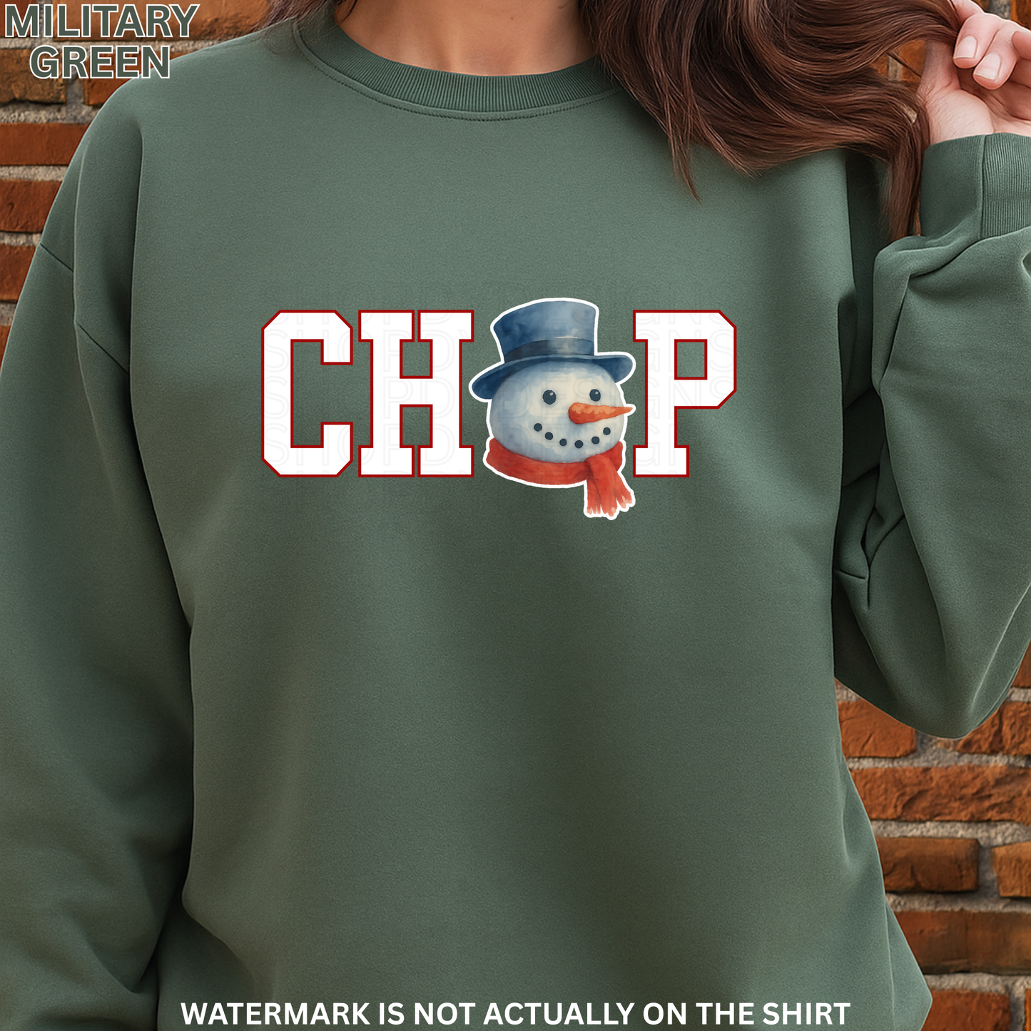 CHOP Snowman Head Christmas T-Shirt/Crewneck/Hoodie