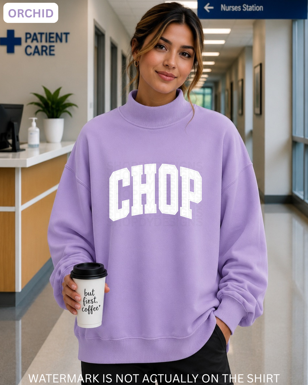 CHOP Varsity Mockneck Sweatshirt