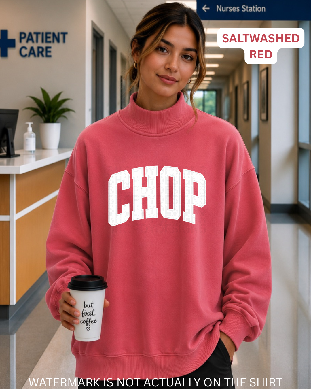 CHOP Varsity Mockneck Sweatshirt