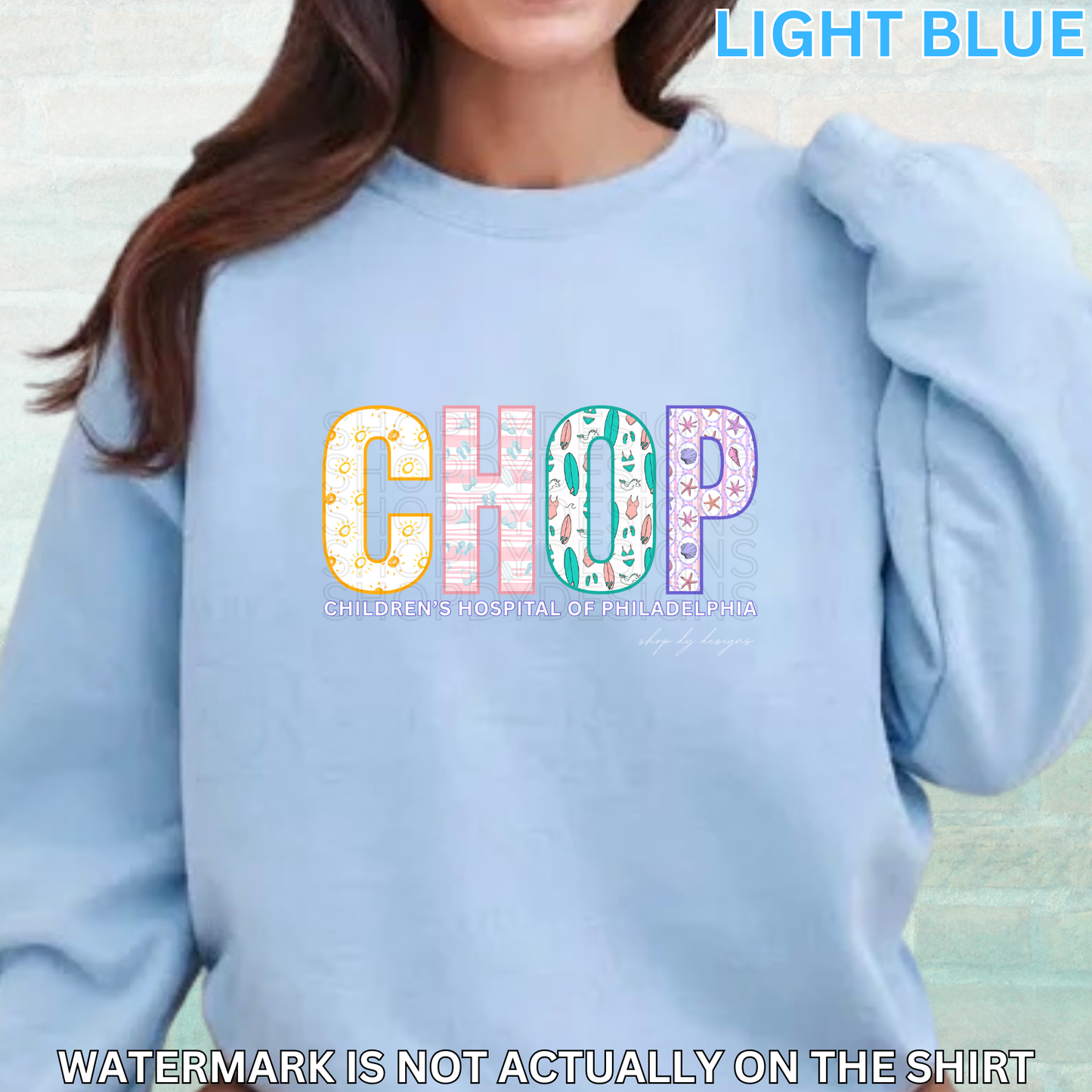 CHOP “Beach Vibes” T-Shirt, Crewneck Sweatshirt & Hoodie
