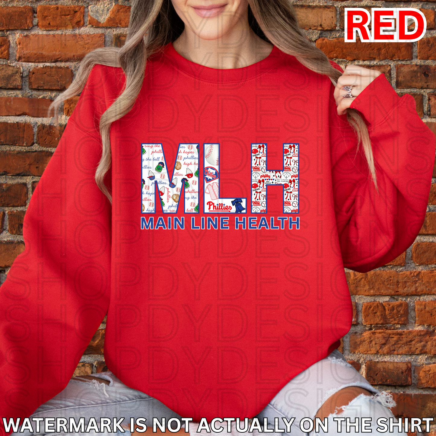Main Line Health MLH “RING THE BELL” Shirt - Unique Phillies Inspired T-Shirt/Crewneck/Hoodie