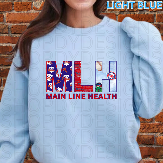 Main Line Health MLH “Grand Slam” Shirt - Unique Phillies Inspired T-Shirt/Crewneck/Hoodie