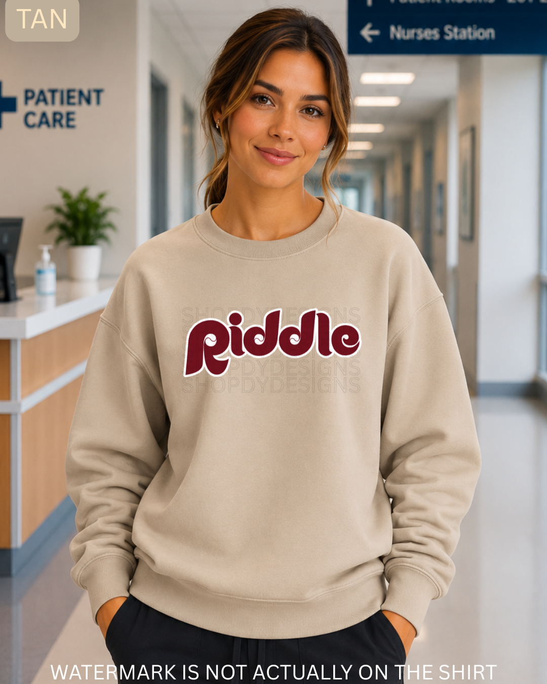 Riddle Hospital Vintage Philadelphia Baseball Inspired Shirt | T-Shirt, Crewneck Sweatshirt & Hoodie