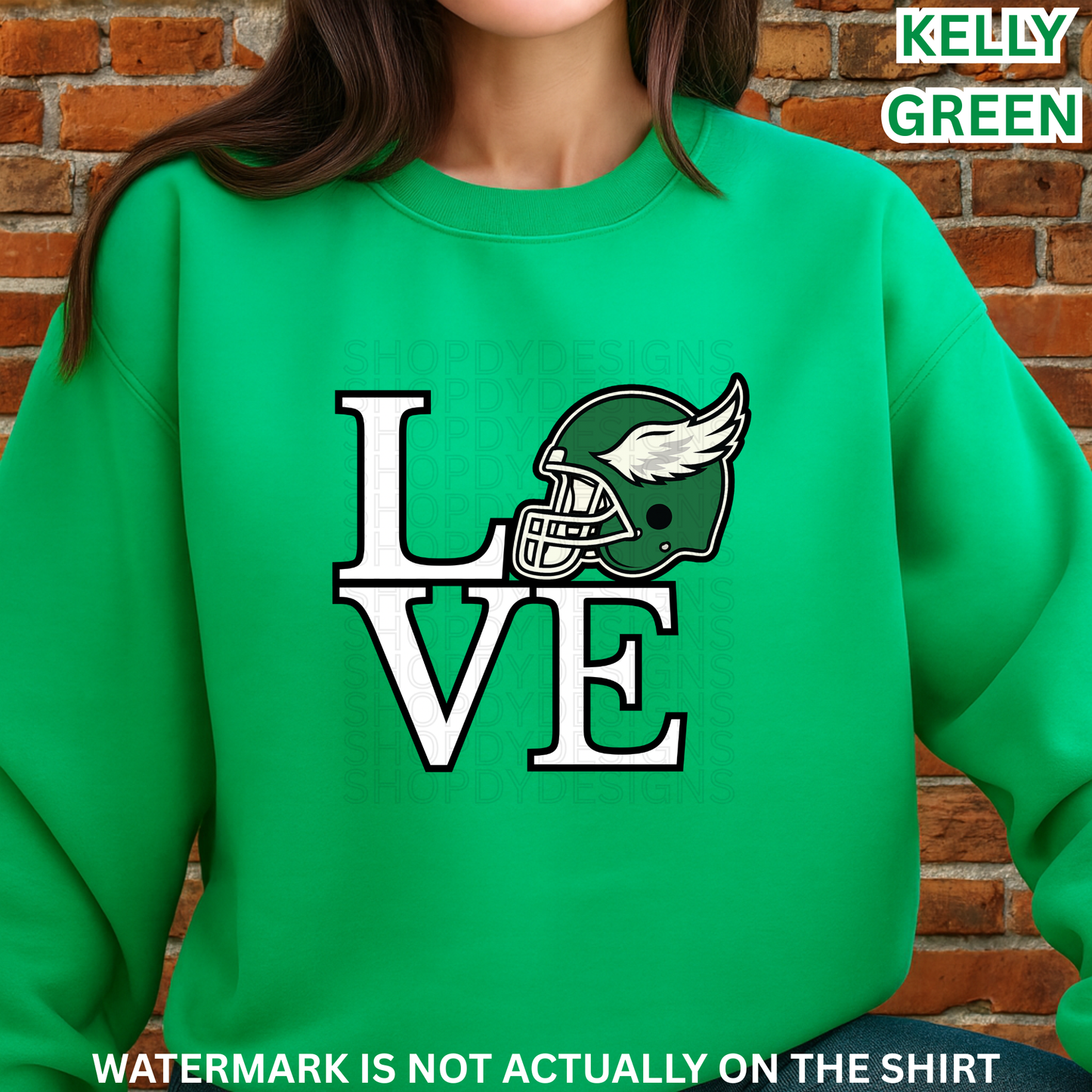 Birds Football Helmet Love Park Shirt | Philly Football Fan T-Shirt, Crewneck Sweatshirt, Hoodie