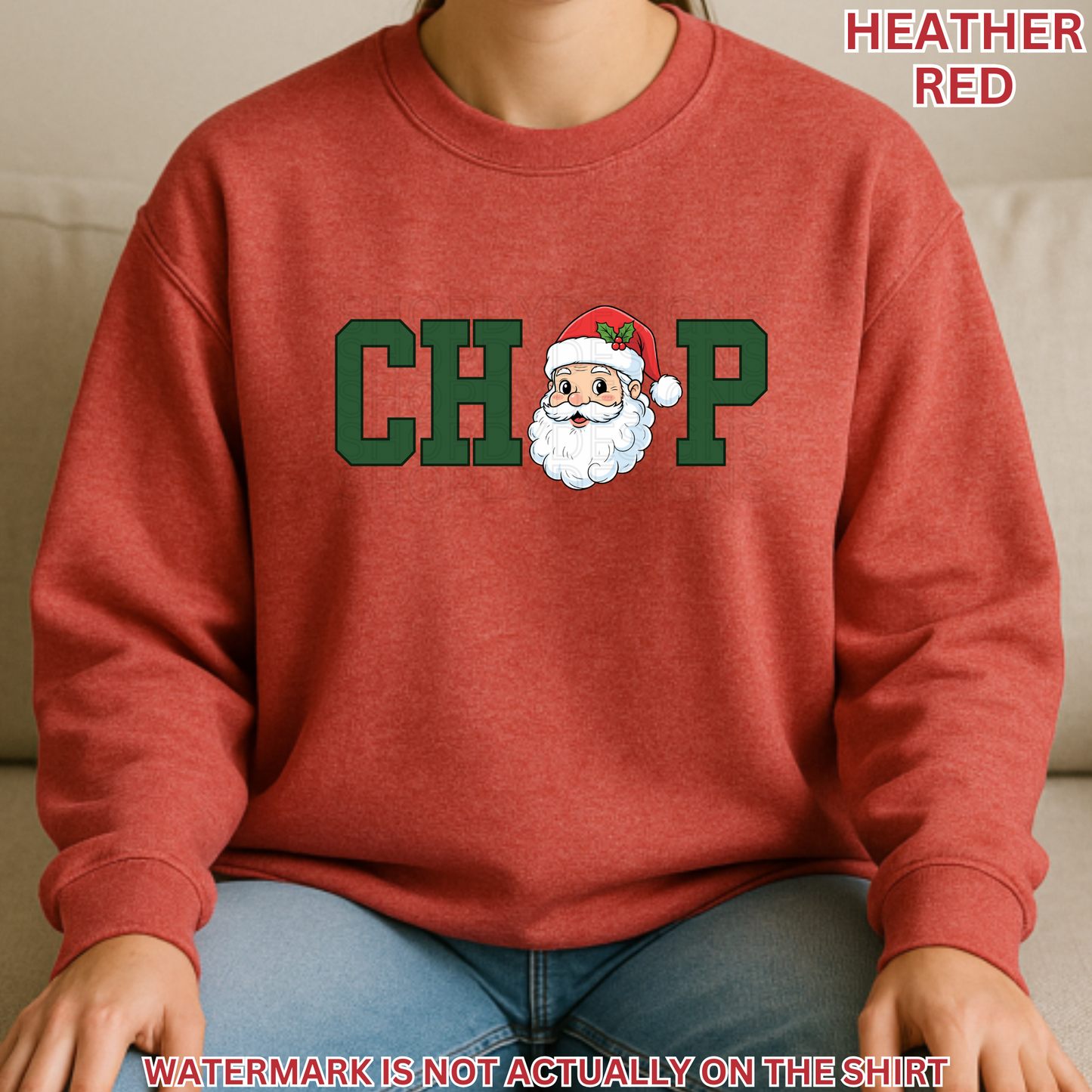 CHOP Santa Head Christmas T-Shirt/Crewneck/Hoodie