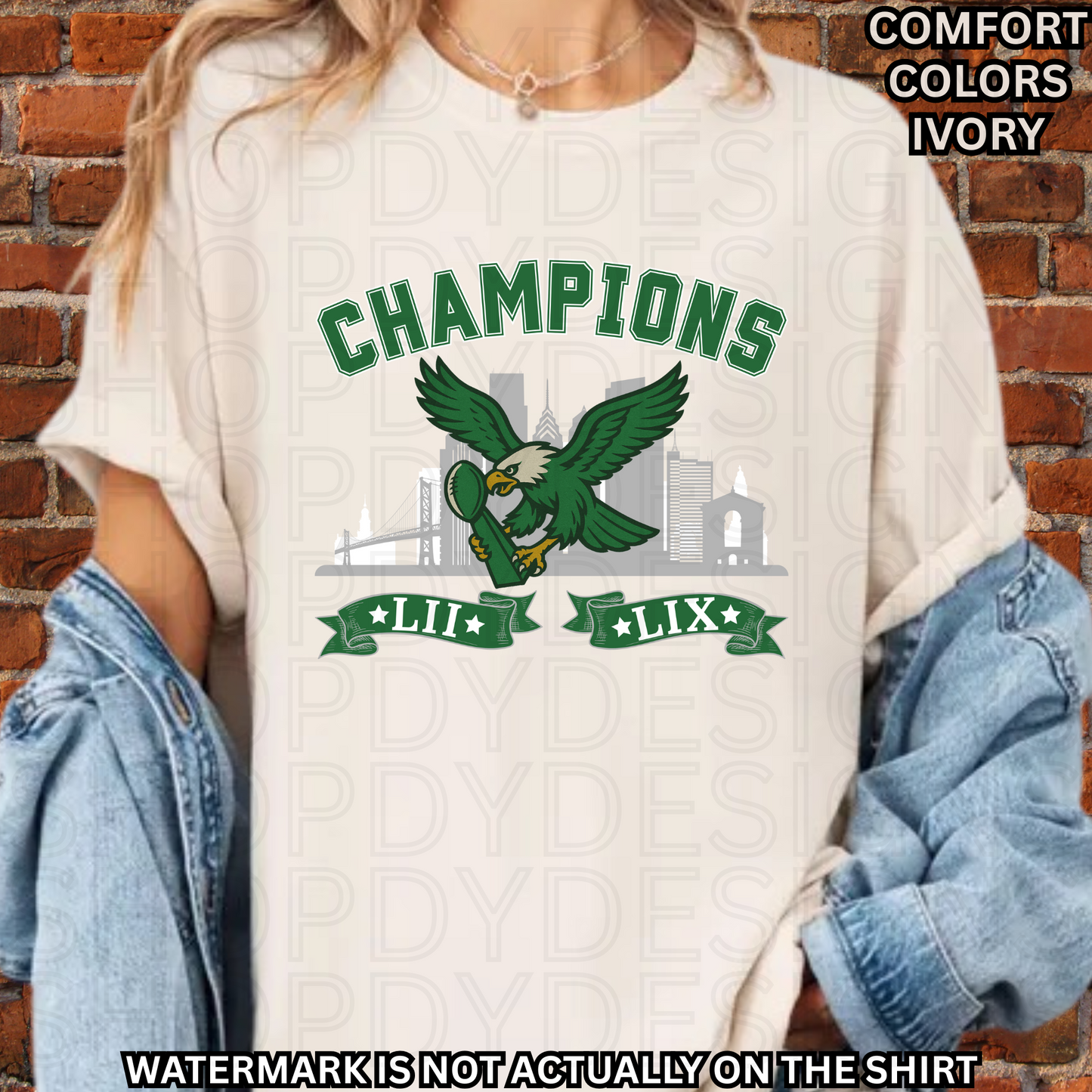 Birds Football Champions Comfort Colors T-Shirt