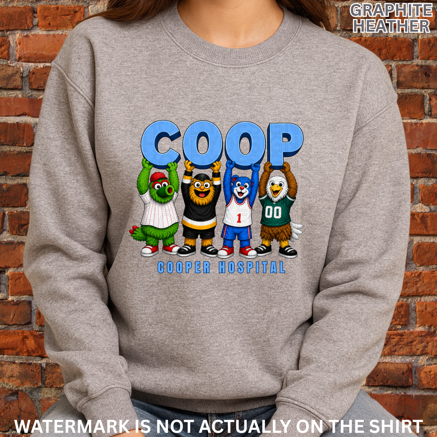 Cooper 4 For 4 Mascot Friends Inspired T-Shirt, Crewneck Sweatshirt & Hoodie
