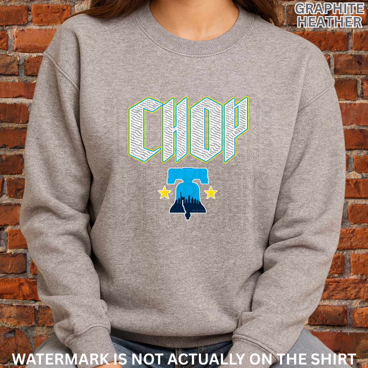 CHOP Philly Baseball City Connect Inspired Shirt | Philadelphia Fan T-Shirt, Crewneck, Hoodie