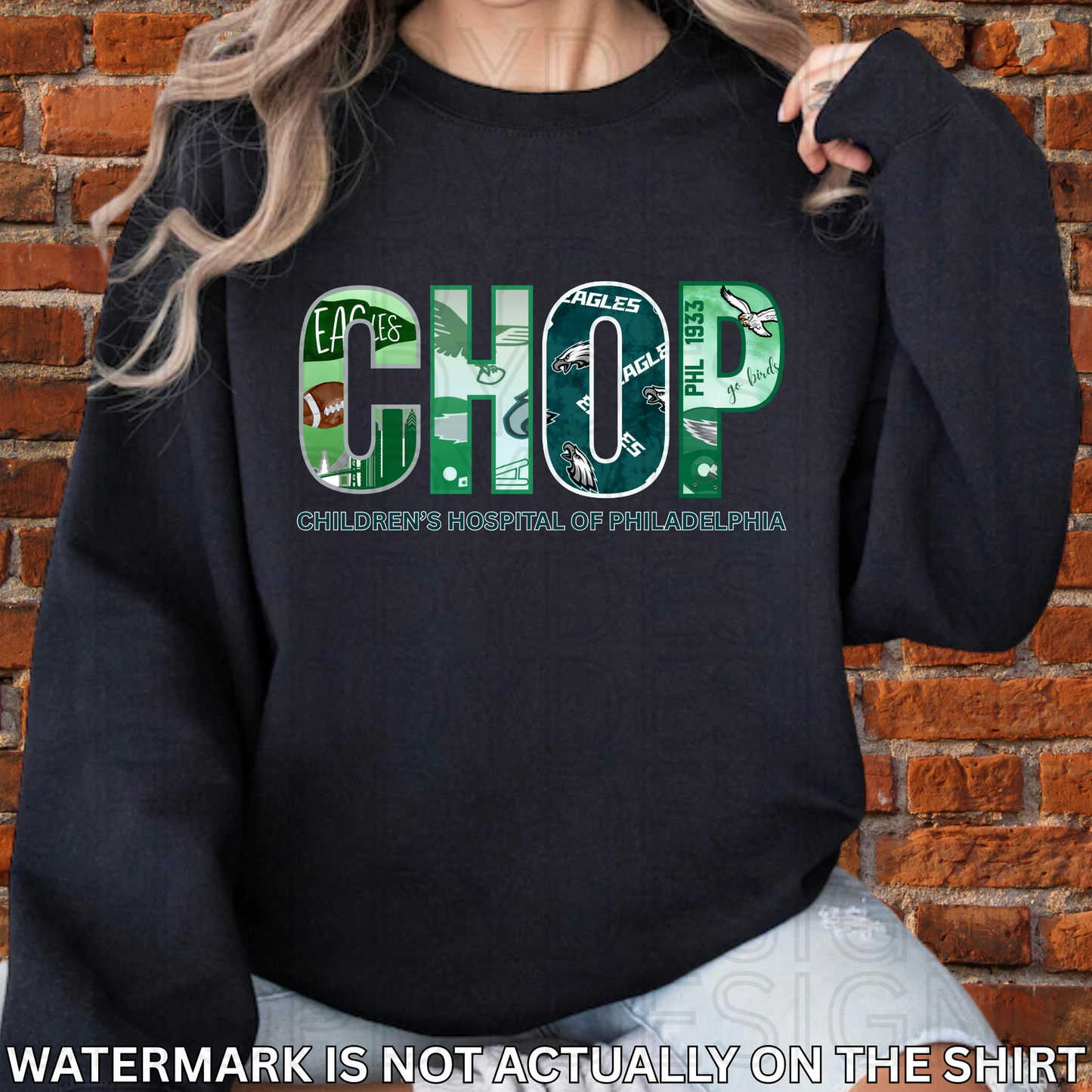 CHOP “First Down” Birds Football Inspired T-Shirt/Crewneck/Hoodie