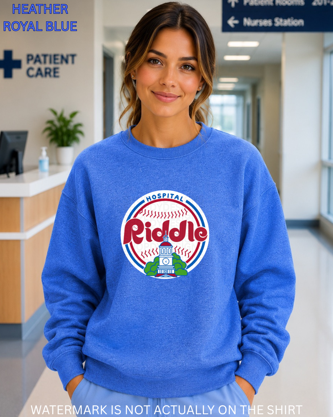 Riddle Vintage Philadelphia Baseball Inspired City Hall T-Shirt, Crewneck Sweatshirt & Hoodie