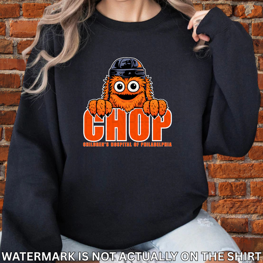 CHOP Philly Hockey Mascot Inspired “Peek-A-Boo” T-Shirt/Crewneck/Hoodie