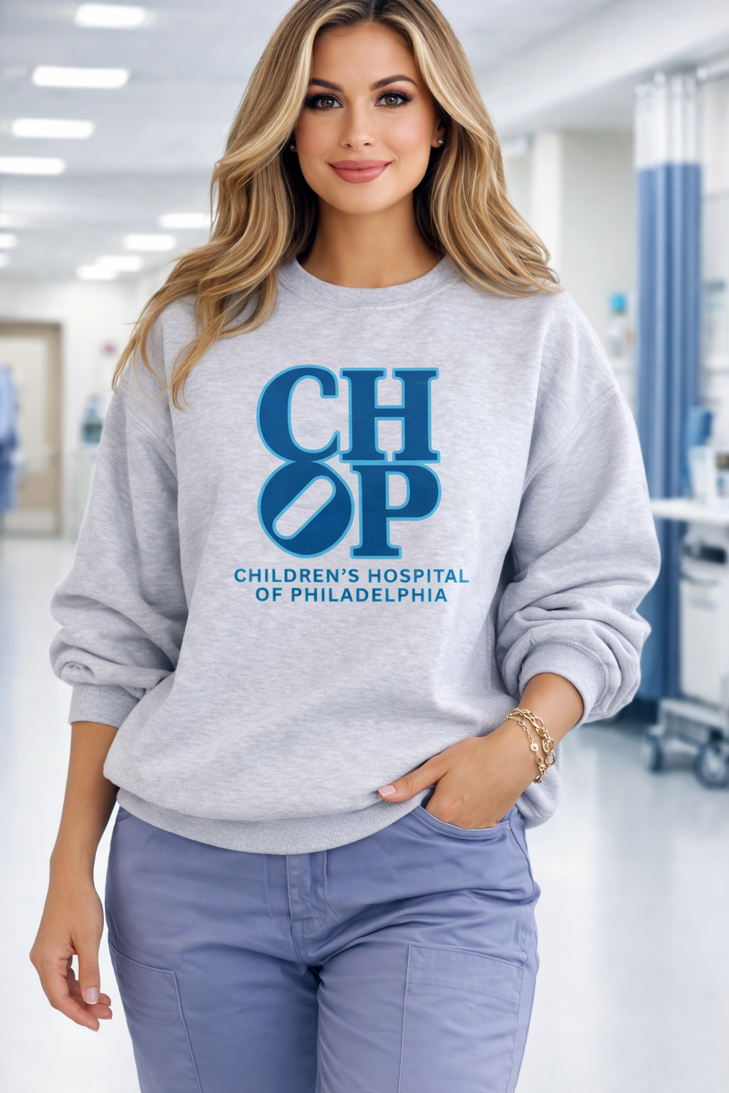 CHOP “LOVE PARK” inspired Tee, Crewneck Sweatshirt, Hoodie | Philly-Inspired Healthcare Apparel