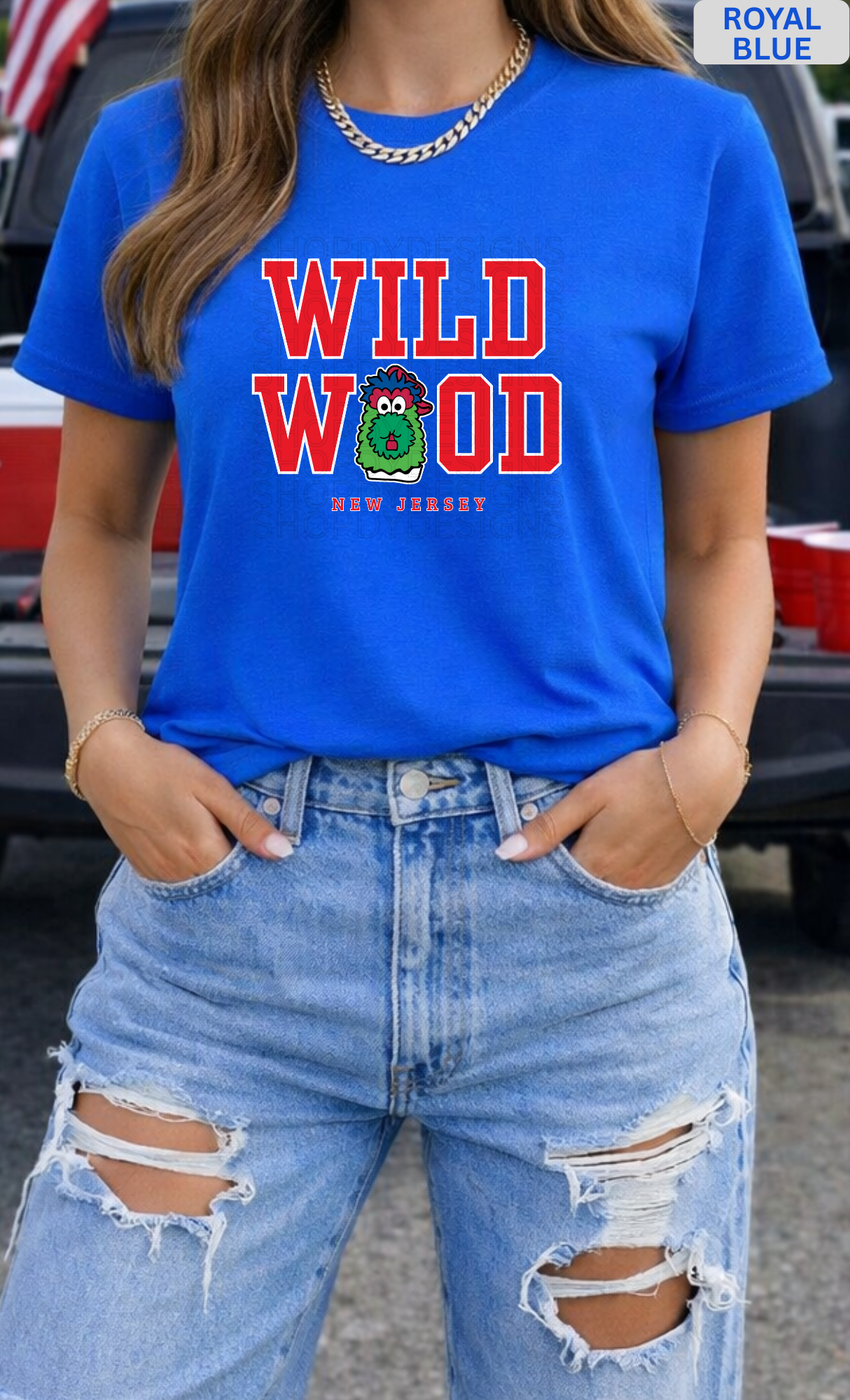 Wildwood Philly Baseball Mascot Inspired Shirt | Vintage Wildwood NJ Beach Tee, Crewneck & Hoodie