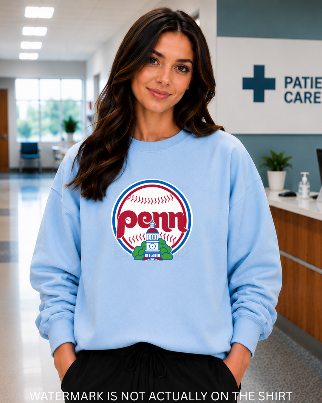Penn Vintage Philadelphia Baseball Inspired City Hall T-Shirt, Crewneck Sweatshirt & Hoodie