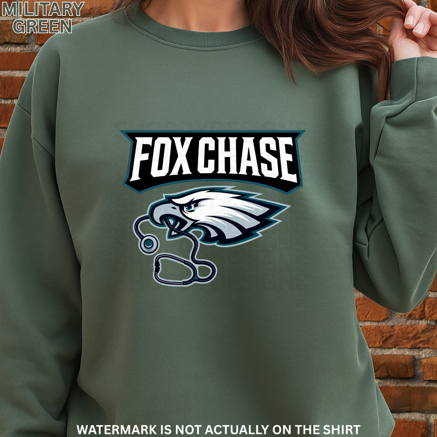 Fox Chase Philadelphia Birds Football Inspired Shirt, Crewneck Sweatshirt, Hoodie| Healthcare Worker Apparel