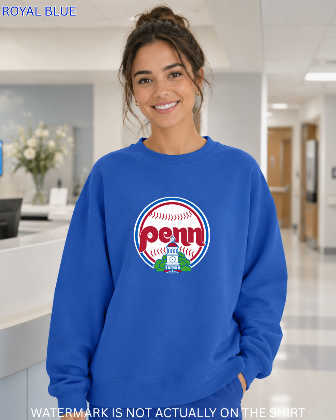 Penn Vintage Philadelphia Baseball Inspired City Hall T-Shirt, Crewneck Sweatshirt & Hoodie