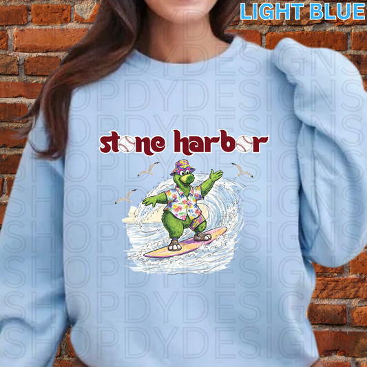 Stone Harbor New Jersey Phanatic Surfing Shirt, Crewneck Sweatshirt, Hoodie