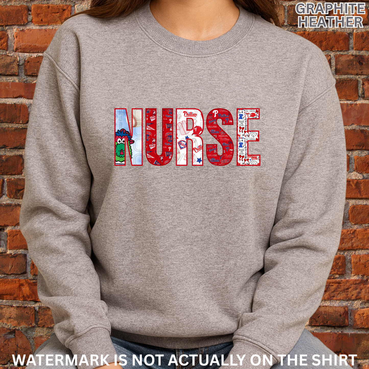 NURSE “Ring the Bell” Philadelphia Baseball Inspired T-Shirt/Crewneck/Hoodie