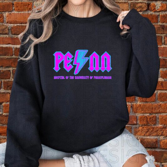 PENN Hospital Lightning Bolt Rock Band T-Shirt/Crewneck/Hoodie